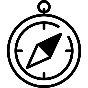 Compass Inclined Icon