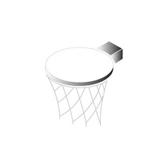 Fototapeta na wymiar icon vector ring basket ball illustration design