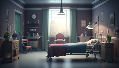 Medical ward for inpatient treatment of people