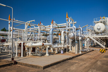 Exchanger afternoon of tank oil refinery pipeline plant steam vessel and column tank oil of Petrochemistry