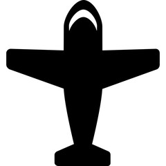 Plane With Big Wings Icon