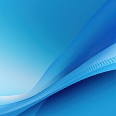 Abstract blue lines and waves, blue shades background, Abstract flow lines, AI 