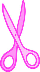 Pink scissors