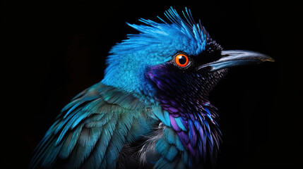 Beautiful bird. Generative AI.