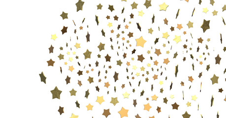 XMAS Holiday golden decoration, glitter frame isolated - (PNG transparent)