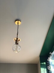 lamp on the ceiling