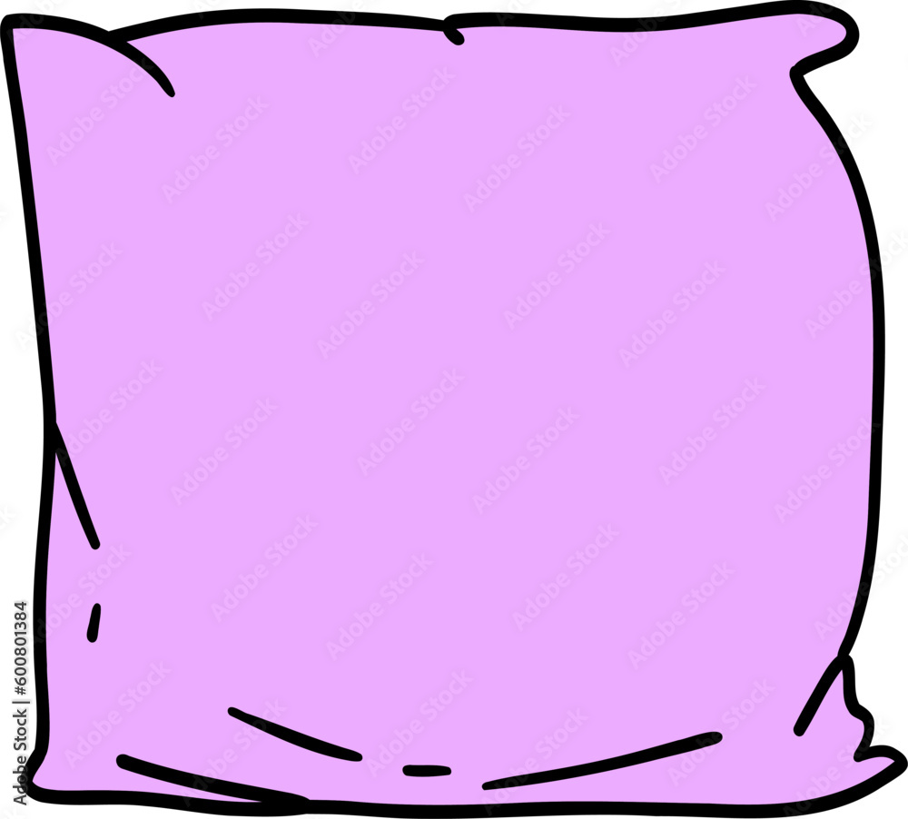 Wall mural pink pillow