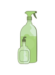 Beauty product container with shampoo and moisturizer