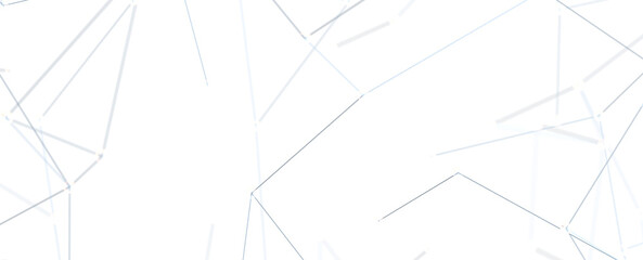 Futuristic geometric double data flow background with connecting dots and lines. Abstract digital  - PNG transparent