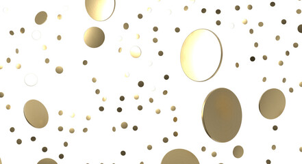 Glittering golden confetti png. Glittering golden confetti falls from above on transparent background. Celebrate festivals.
