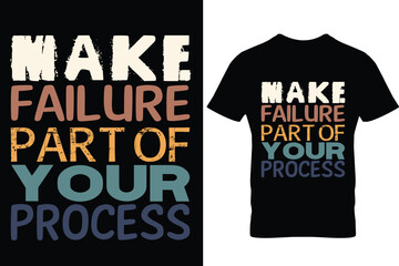 Motivational typography quote t-shirt design