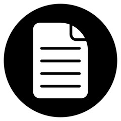 document glyph icon
