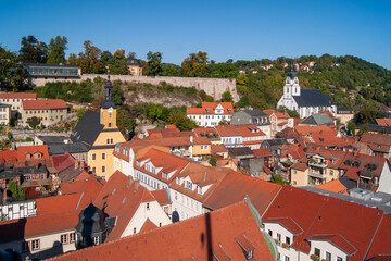 view of the town