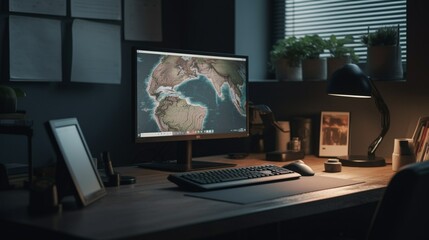 Remote Work Setup And Home Office