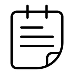 note line icon