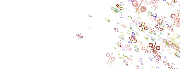 percent sign percentage icon interest rate