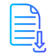 download gradient icon