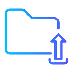 upload file gradient icon