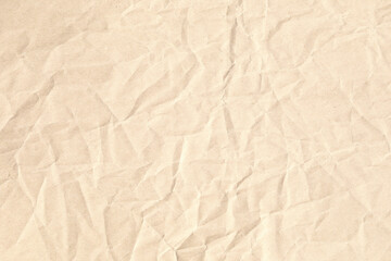 brown crumpled paper background texture