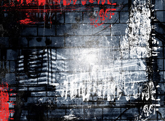 Computer designed highly detailed textured urban grunge background. Great background or grunge layer for your projects