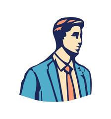 Successful business team in modern suit