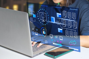  (SFTP) secure file transfer protocol and backup data, exchange information and data with Internet...