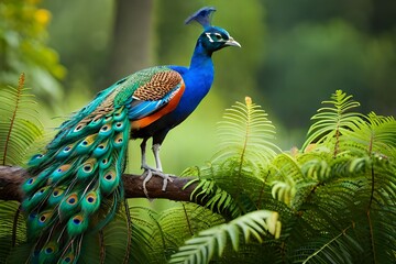 Obraz premium peacock in the garden