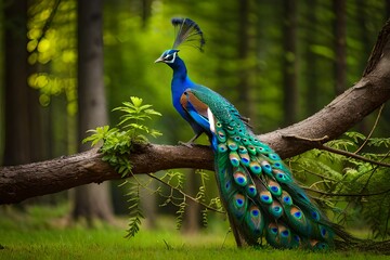 peacock in the garden