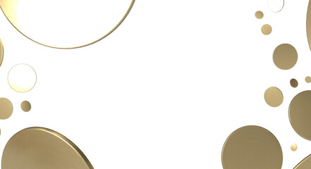 Gold Confetti Glitter Overlay