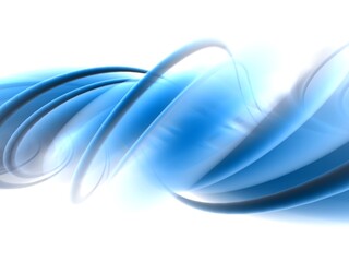 Naklejka premium 3d rendered illustration of an abstract blue background
