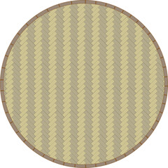 This is a winnowing tool used during paddy harvesting seasons in East Malaysia. They are made out of bamboo and rattan