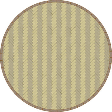 This is a winnowing tool used during paddy harvesting seasons in East Malaysia. They are made out of bamboo and rattan