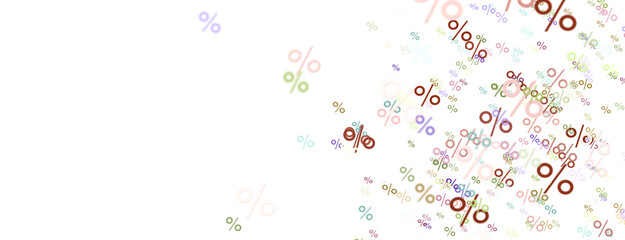 percent sign percentage icon interest rate