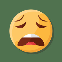 Weary Face Emoji