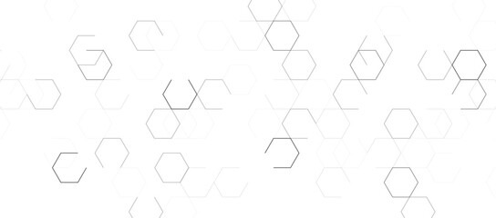 white background hexagon geometric pattern abstract elements design. Concept r medical, technology, data security.