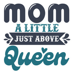 Mother's Day typography shirt design for mother lover mom mommy mama Handmade calligraphy vector illustration Silhouette