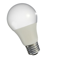 Light bulb isolated on white