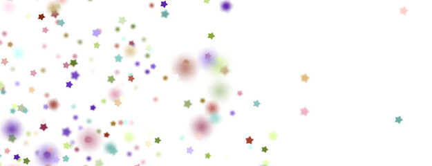colorful stars. Confetti celebration, Falling golden abstract decoration for party, birthday celebrate,