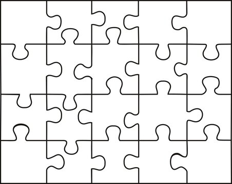 Puzzle Template png download - 1275*1650 - Free Transparent Jigsaw