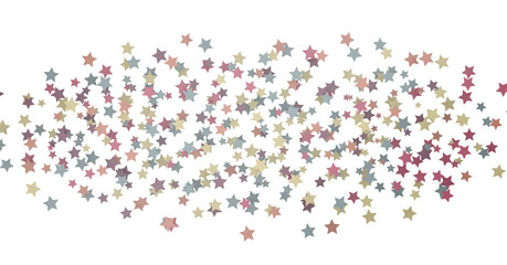 colorful stars background, sparkle lights confetti falling. magic shining Flying christmas stars on night  png transparent