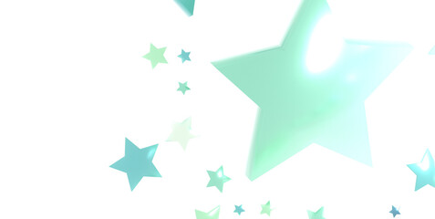 Silver stars of confetti. - png transparent