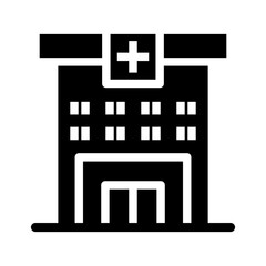 Obraz premium Hospital icon