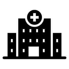 Obraz premium Hospital icon