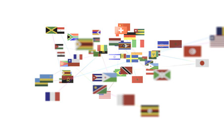 Globe International World Flags - PNG transparent