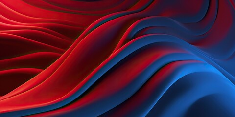Red and blue swirling background with a warm fluid vibe, generative ai