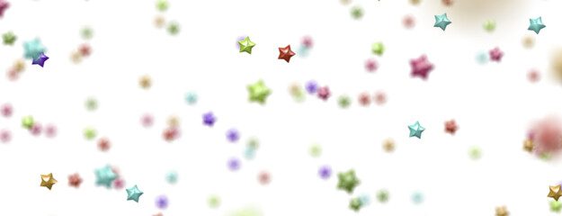 colorful Stars - stars background, sparkle lights confetti falling. magic shining Flying christmas stars on night  png transparent