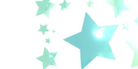 Obraz premium Silver stars of confetti. - png transparent