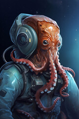 Octopus Astronaut
