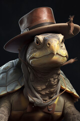 Turtle Cowboy