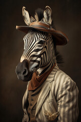 Zebra Cowboy